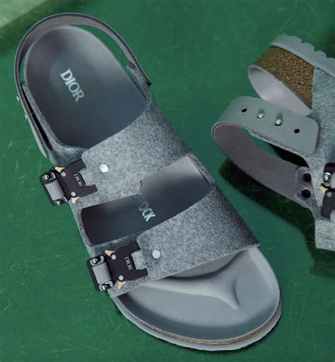 dior collaboration|Dior birkenstocks.